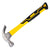 17 oz claw hammer, rubber grip handle