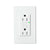 15-Amp Tamper-Resistant GFCI Outlet Receptacle, Color: White